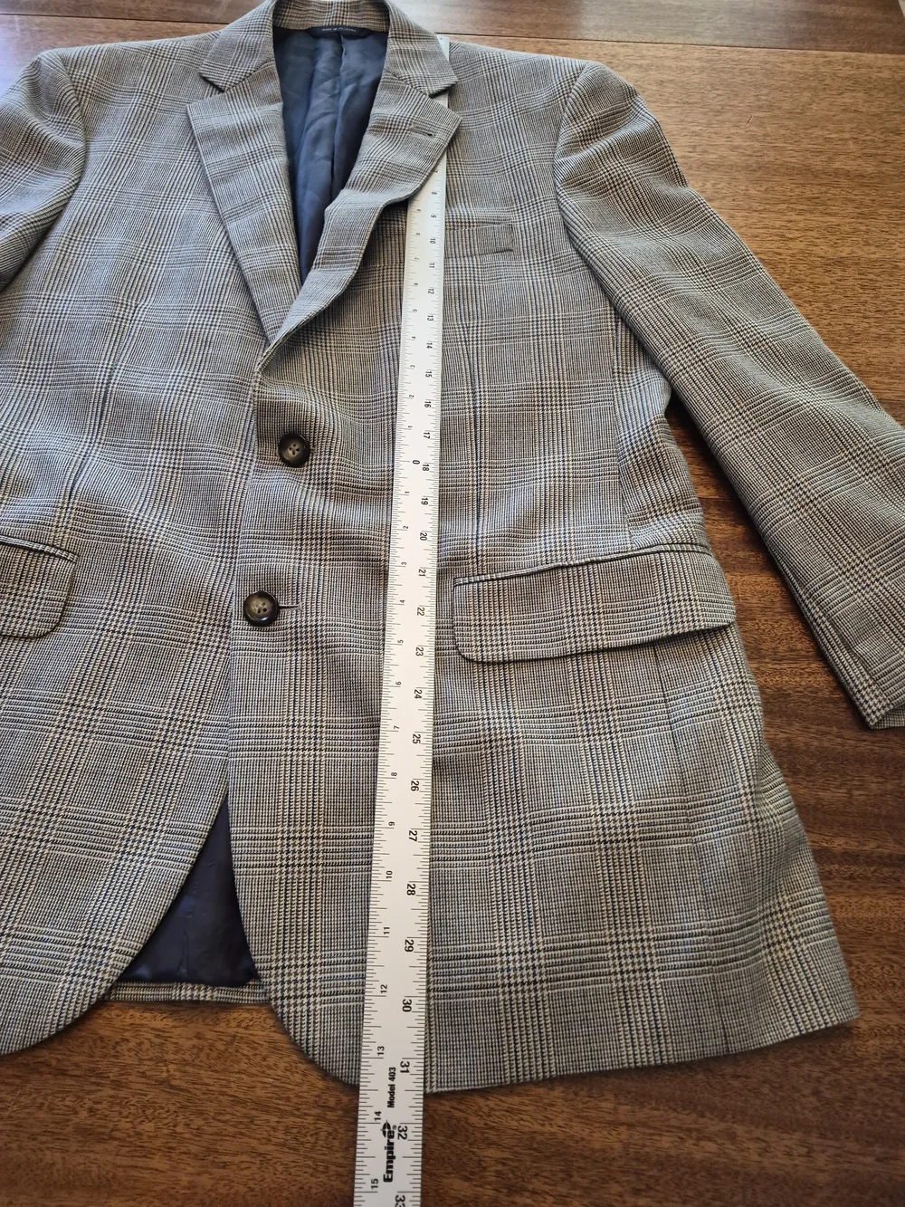 Men's Brooks Brother 1818 Glen Plaid Blazer - Classic Two-Button Sport Coat 40R